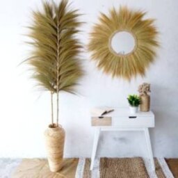 Rayung Grass Blond Handcrafted Dried Braided Decor Bali - Natural - thumbnail 5
