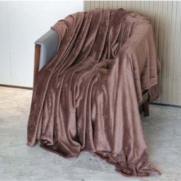 Luxury Super Soft Throw Blankets - Chocolate / Small / 125cm - thumbnail 4