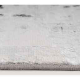 Modern Distressed Abstract Area Rug - Silver / 330 x 240cm - thumbnail 4