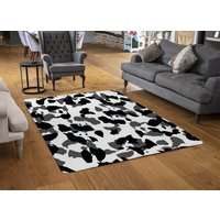 Animal Print Rug - Black / 150cm - thumbnail 1