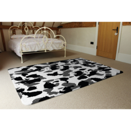 Animal Print Rug - Black / 150cm - thumbnail 3