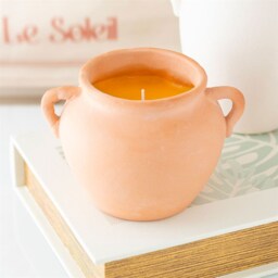 Rustic Terracotta Citronella Candle For Outdoor Charm - Orange - thumbnail 4