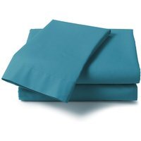 Percale Deep Double Bed Fitted Sheet - Teal