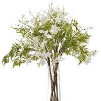 Set of 3 Artificial Italian Bellflower Stems - Green