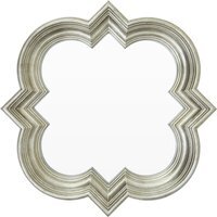 Juliet Rectangular Framed Wall Mirror. - Silver