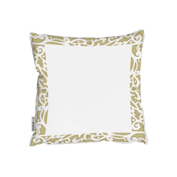 Egyptian Hieroglyphs Golden Border Outdoor Cushion - Yellow / 60cm - thumbnail 2