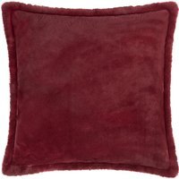 Kallu Faux Fur Cushion - Berry / 55cm / Polyester