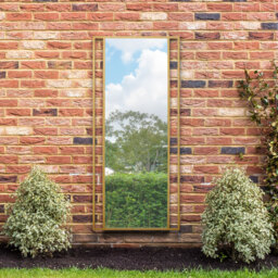Senestra Modern Outdoor Garden Mirror - Gold / 180cm - thumbnail 2