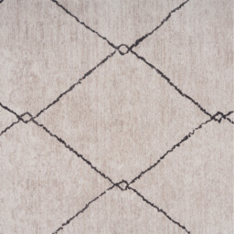 Beige Trellis Washable Area Rug - Beige / 240cm x 330cm - thumbnail 4