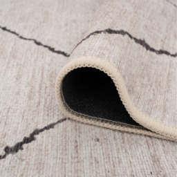 Beige Trellis Washable Area Rug - Beige / 240cm x 330cm - thumbnail 3