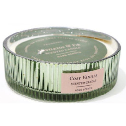 Large Scented Mistletoe and Fir 3 Wick Candle  - Ivory,Green - thumbnail 2