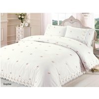Sophie Laced Classical Duvet Cover Set - Yellow / King