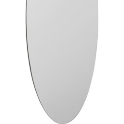 The Oval Frameless Oval Mirror - Silver / 180cm - thumbnail 4