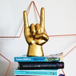 Gold Rock Hand Ornament Jewellery Stand - Gold - thumbnail 2
