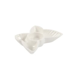 White Butterfly Ceramic Tealight Candle Holder for Home Decor - White - thumbnail 3