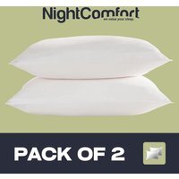Night Comfort 7.5 Tog Feels Like Down Summer Cool Microfibre Duvet - White / Super King size - thumbnail 1