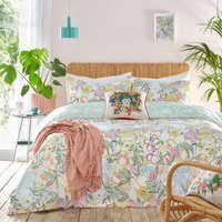 Taormina Floral Duvet Cover Set - Multicolour / Single - thumbnail 1