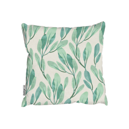 Watercolor Botanical Outdoor Cushion - Green / 60cm - thumbnail 2