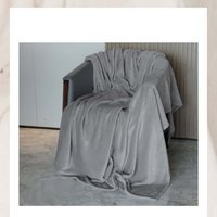 Luxury Super Soft Throw Blankets - Silver / 150cm / Medium