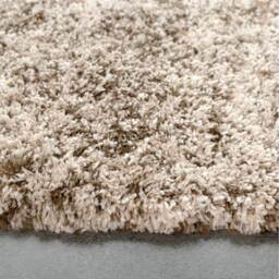 Cream Beige Latte Mottled Shaggy Area Rug - Latte / 290 x 200cm - thumbnail 4