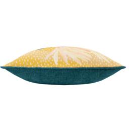 Country Wilds Pheasant Bloom Printed Cushion - Gold / Feather - thumbnail 3