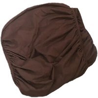 Faux Suede Divan Base Wrap (19in) - BM131 - Chocolate / Single - thumbnail 1