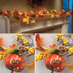Autumnal Garland Artificial Maple Leaf LED Indoor Outdoor Halloween Decoration - Orange - thumbnail 4
