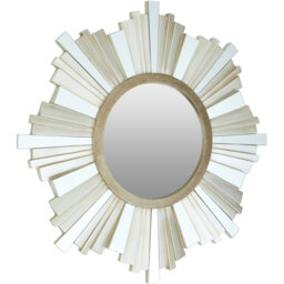 Shayla Grey Wall Mirror - Silver - thumbnail 2
