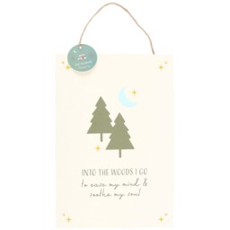 Into the Woods Hanging Sign - 40 x 20cm - thumbnail 2