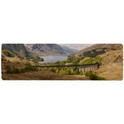 Mountains of Scotland Designer Runner Rug - Yellow - thumbnail 2