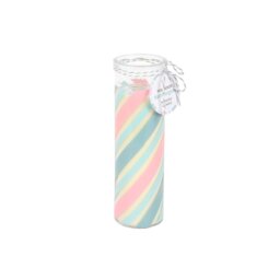 Candy Stripe Bubblegum Tube Candle Retro Seaside Decor  Gift - Multi - thumbnail 4