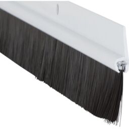 Stormguard Draught Excluder PVC Bottom Door  Garage Brush Seal White 914mm - Grey - thumbnail 3