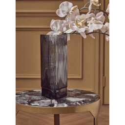 Cabrina Large Blue Glass Vase - Glass 100% - thumbnail 3