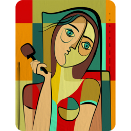 Woman With Chocolate In Hand Blanket - Green - thumbnail 2