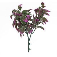 Artificial Pointy Bush 25cm - Purple