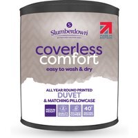 Slumberdown Coverless Comfort Neutral Abstract 10.5 Tog Duvet - Brown / Single