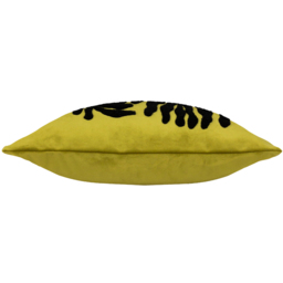 Maldive Botanical Velvet Tufted Cushion - Moss - thumbnail 3