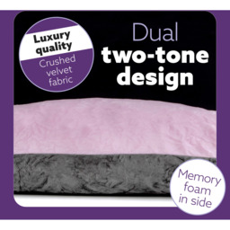 Aamira C-Shaped Pregnancy Pillow Memory Foam Pink and Grey - Pink and Grey - thumbnail 3