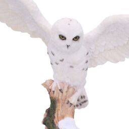 Snowfall Majestic owl in winter scene Ornament - 18cm - thumbnail 2