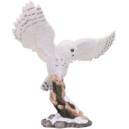 Snowfall Majestic owl in winter scene Ornament - 18cm - thumbnail 3