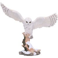 Snowfall Majestic owl in winter scene Ornament - 18cm - thumbnail 1