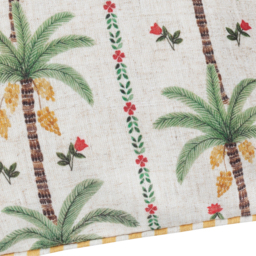 Okara Palm Printed Cushion - Multicolour / 80 Feather 20 Polyester - thumbnail 3