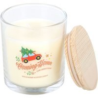 Coming Home for Christmas Spiced Berry Candle Festive Gift Cozy Scent - Cream