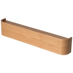 Wall-Mounted Coat Rack with 5 Hidden Hooks - Oak - thumbnail 3