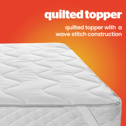 Thermal Insulated Mattress Topper - White / Single - thumbnail 4