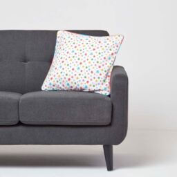 Cotton Multi Colour Stars Cushion Cover - Multi Colour / 45cm - thumbnail 2