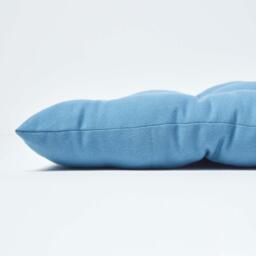 Homescapes Garden Bench Cushion Luxury Cotton Indoor Outdoor Bench Pad - Airforce Blue / 143cm - thumbnail 4
