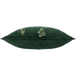 Chuan Tranquil Panda Velvet Cushion - Emerald / Feather - thumbnail 3