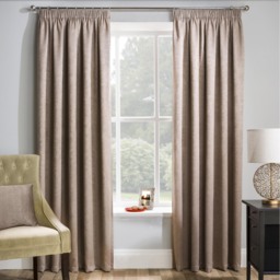 Matrix Latte Natural Tape-Top Thermal Noise Reducing Dim Out Curtains - Latte / 168cm / 183cm - thumbnail 2