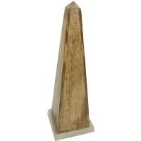 Hampstead Large Obelisk Ornament - Wood